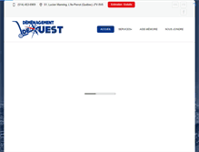 Tablet Screenshot of demenagementdelouest.com
